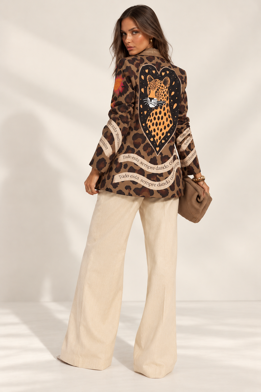 Chaqueta Estampada Versátil