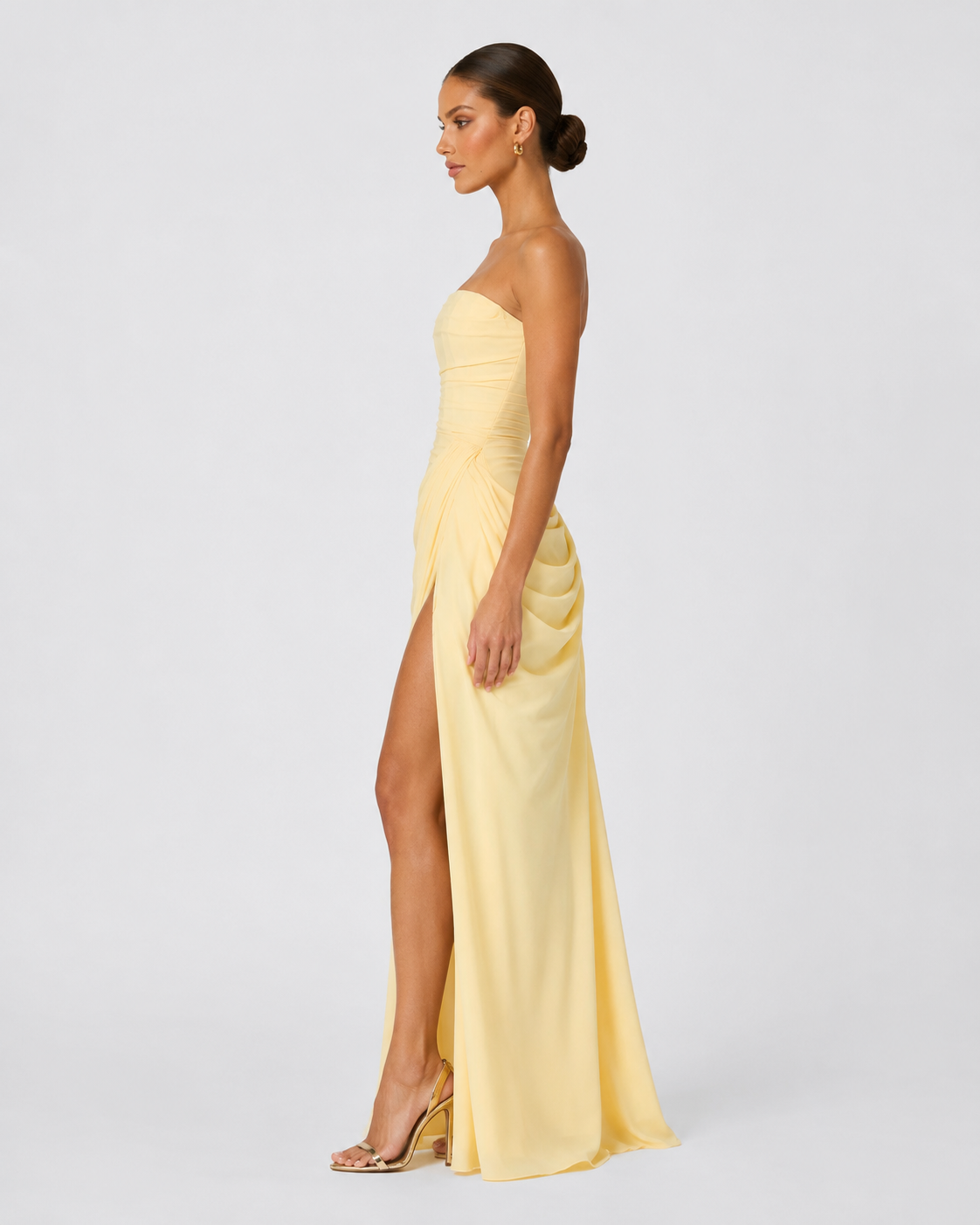 Vestido drapeado de protagonista
