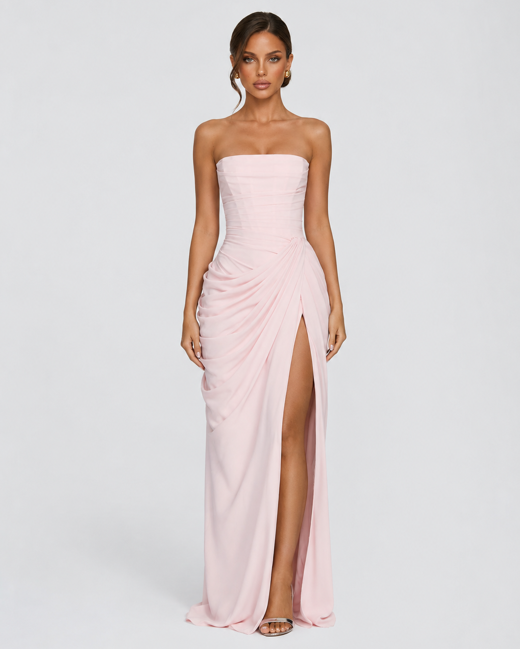 Vestido drapeado de protagonista