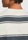 Oversized Stripe Longsleeve Off White