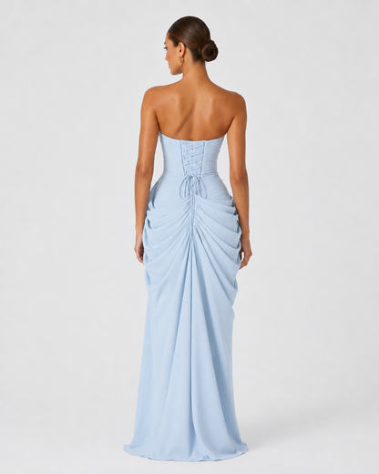 Vestido drapeado de protagonista