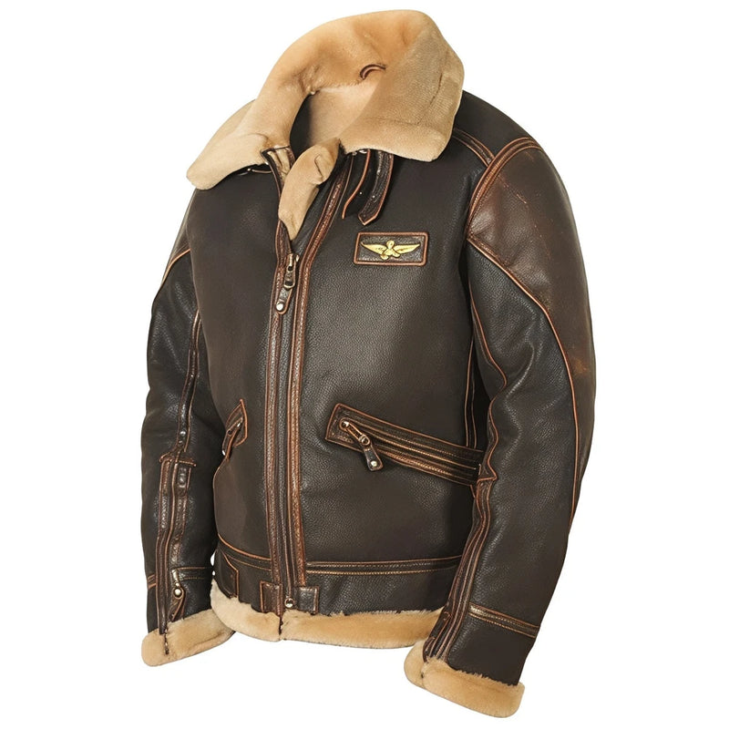 Giacca Aviator in Shearling