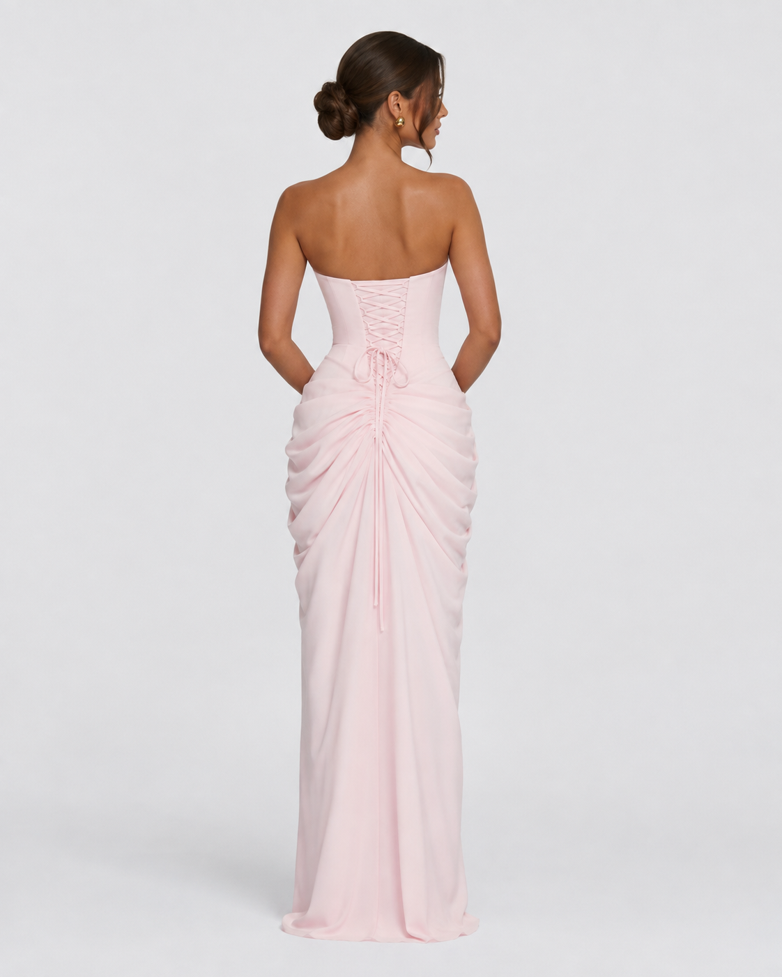 Vestido drapeado de protagonista