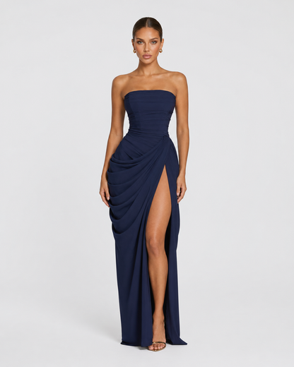 Vestido drapeado de protagonista