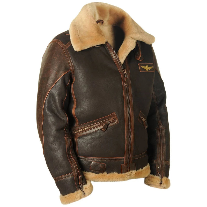 Giacca Aviator in Shearling