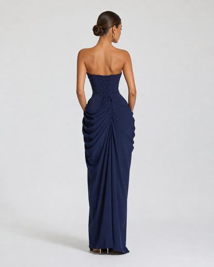 Vestido drapeado de protagonista
