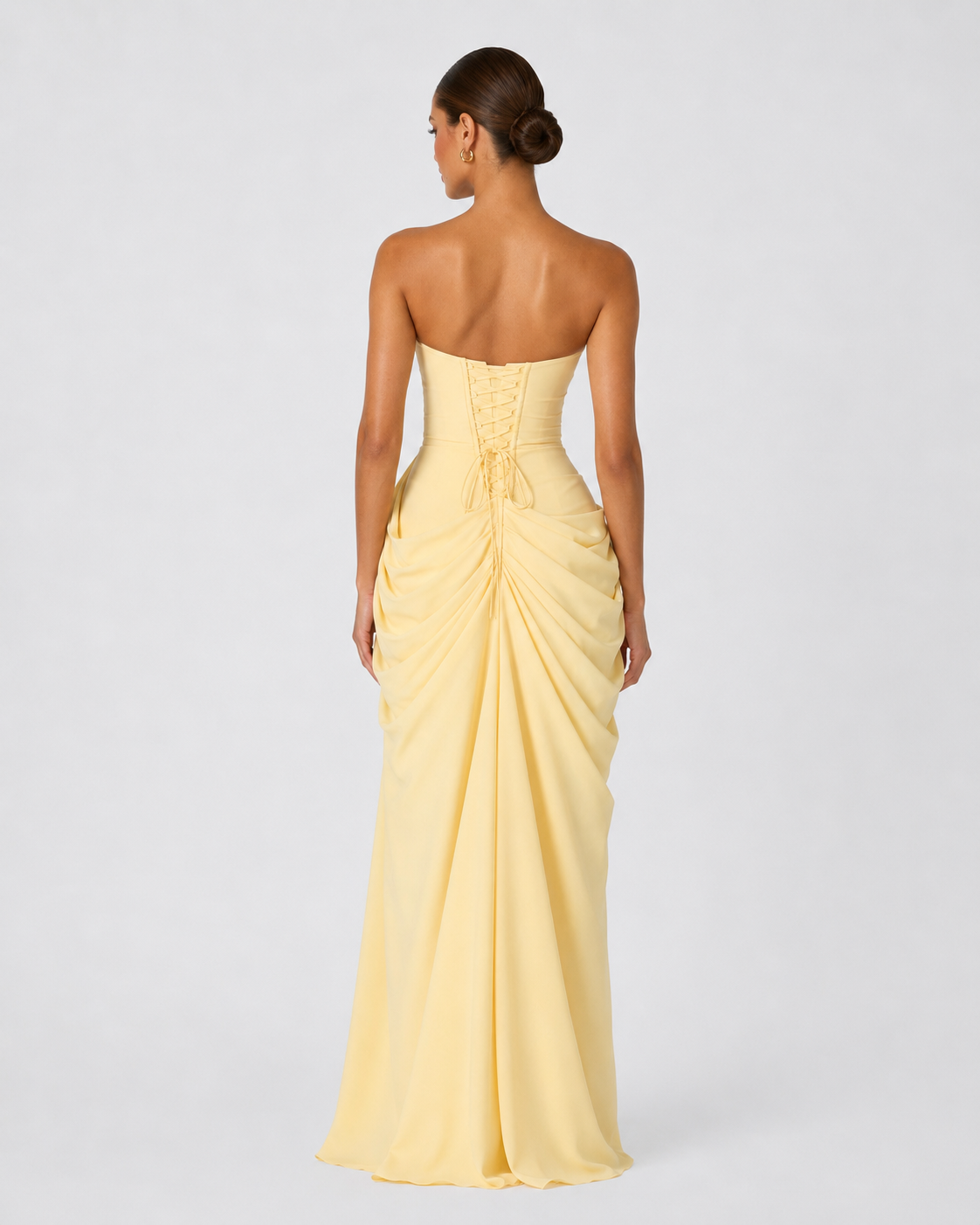 Vestido drapeado de protagonista