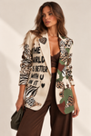 Chaqueta Estampada Elegante