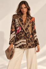 Chaqueta Estampada Versátil
