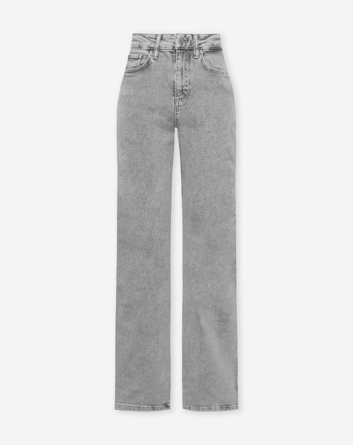 Vaqueros bootcut gris suave