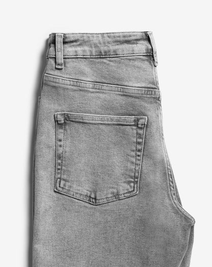 Vaqueros bootcut gris suave