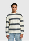 Oversized Stripe Longsleeve Off White