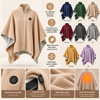 Fleece USB Heated Wrap Poncho