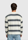 Oversized Stripe Longsleeve Off White