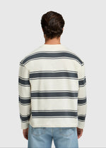Oversized Stripe Longsleeve Off White