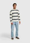 Oversized Stripe Longsleeve Off White