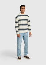 Oversized Stripe Longsleeve Off White
